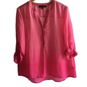 Fred & David roll up sleeve top